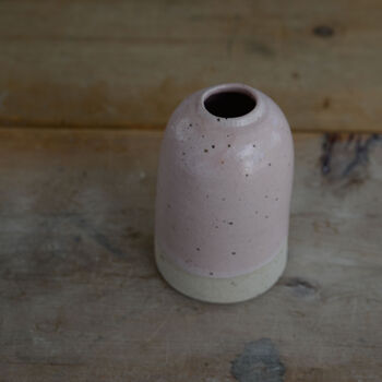 Handmade Stone Medium Ceramic Vase, 9 of 9