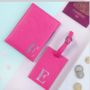 Monogram Luggage Tag And Passport Cover, thumbnail 5 of 8