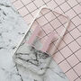 Clear And Dusty Pink Alphabet Phone Case, thumbnail 1 of 5