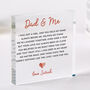 Dad And Me Personalised Daddy Plaque Gift, thumbnail 1 of 5