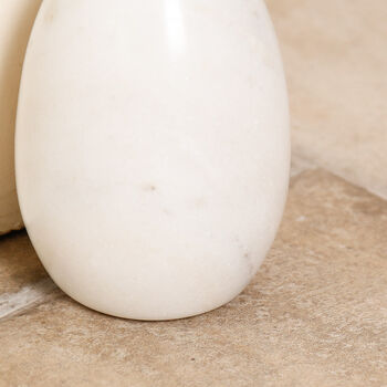 Natural White Marble Doorstop, 5 of 5