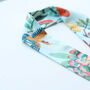 Pomegranate Floral And Hummingbird Slim Tie, thumbnail 4 of 8