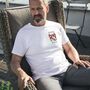 Personalised T Shirt With Small Coat Of Arms, thumbnail 9 of 12