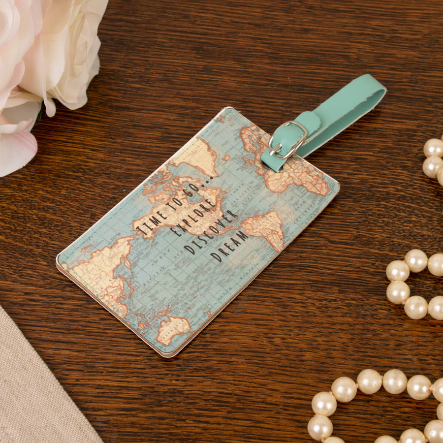 explore, discover, dream travel accessory gift set by dibor