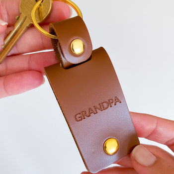 Personalised Photo Grandpa Keyring Gift, 2 of 5