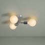 Hoxton Three Arm Ceiling Light, thumbnail 1 of 6