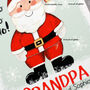 Grandchildren Christmas Card Reindeer Or Santa, thumbnail 9 of 11