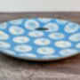 Blue And White Flower Patterned Plate, thumbnail 2 of 3