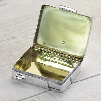 Sterling Silver Pill Box, 3 of 9