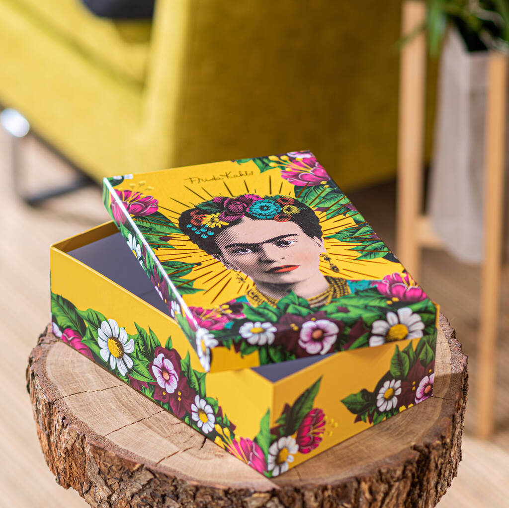 Three Frida Kahlo Lidded Boxes, 1 of 2