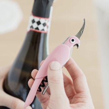 Corkatoo Three In One Bottle Opener Corkscrew, 4 of 7
