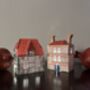 Four Card Houses Craft Retro Christmas Decoration, thumbnail 4 of 6