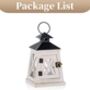 Candle Holder Decorative Lantern Distressed Wooden, thumbnail 7 of 9