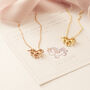Rose Gold Or Gold Unicorn Cute Necklace, thumbnail 3 of 12