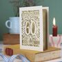Personalised Papercut Flower Birthday Card, thumbnail 3 of 9