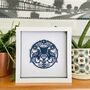 Personalised 45th Sapphire Anniversary Framed Paper Cut, thumbnail 9 of 12