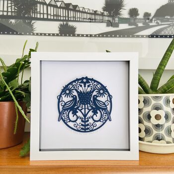 Personalised 45th Sapphire Anniversary Framed Paper Cut, 9 of 12
