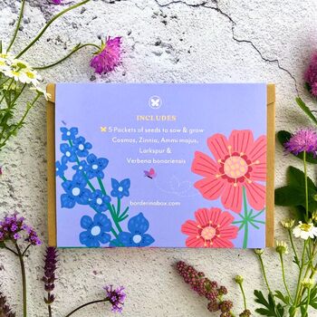 60th Birthday Gift For Her, Grow Your Own Bouquet Kit, 2 of 9