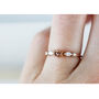 Rose And Diamonds Ring Gold/Rose Gold/White Gold, thumbnail 4 of 11