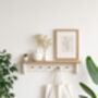 Nursery Shelf With Pegs. Oak Shaker Peg Shelf, thumbnail 10 of 10