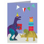 Dinosaur Mini Greetings Card, thumbnail 2 of 4
