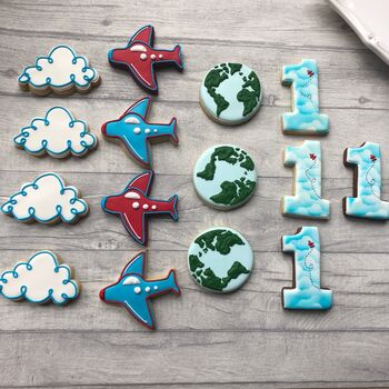 Around The World Party Favours / Set Of 12 Biscuits, 3 of 4