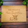 Personalised Highland Cow Doormat, thumbnail 4 of 5