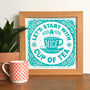 A Nice Cup Of Tea Linocut Print, thumbnail 1 of 3
