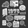 'Events Of 1975 Or 1976' Bespoke 50th Birthday Gift T Shirt, thumbnail 10 of 11