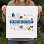 Personalised 60th Birthday Pair Of Handkerchiefs Gift, thumbnail 3 of 11
