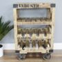 Industrial Reclaimed Drinks Trolley, thumbnail 1 of 3