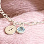 Sterling Silver Personalised Birthstone Bracelet, thumbnail 1 of 10