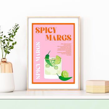 Spicy Margs Cocktail Print, 4 of 10
