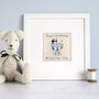 Personalised New Baby Boy Embroidered Picture Gift, thumbnail 6 of 12