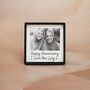 Sterling Silver Mini Initial Necklace With Personalised Photobox, thumbnail 1 of 6