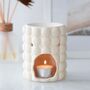 Cream Speckle Bubble Oil Burner, thumbnail 1 of 2