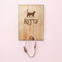 Personalised Cat Silhouette Peg Hook, thumbnail 1 of 5