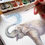 Funny 'Age Is Irrelephant' Give Back Birthday Card, thumbnail 3 of 4
