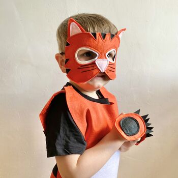 Felt Tiger Costume For Children And Adults, 8 of 12