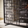 Contemporary Geometric Footed Fire Screen, thumbnail 4 of 4