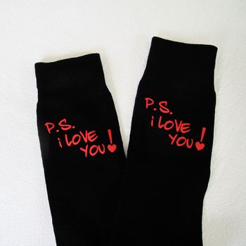 Wedding Anniversary 'Love You' Socks, 4 of 6