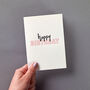 'Happy Birthday' Neon Pop Letterpress Card, thumbnail 1 of 3