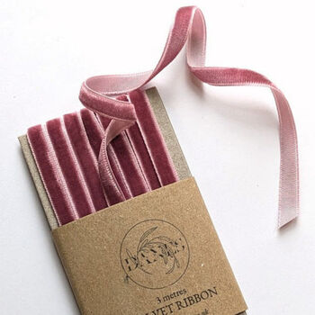 Velvet Ribbon For Gift Wrapping And Crafts 6mm X 3mtr, 5 of 7