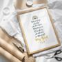 Behind Every Child Print Personalised Teacher Gift, thumbnail 10 of 12