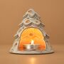 White Christmas Tree Tealight Holder, thumbnail 2 of 4