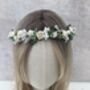 White Flower Wedding Crown, thumbnail 3 of 3