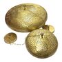 Hand Perforated Moroccan Brass Pendant Lamp | Artisanal Made, thumbnail 8 of 12