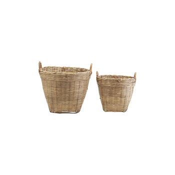 Bamboo Storage Basket Set, 3 of 3