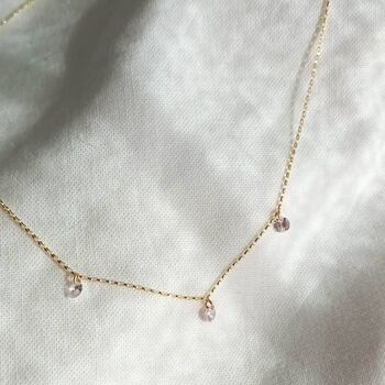 Naked Diamond Three Dangle Necklace, 2 of 5
