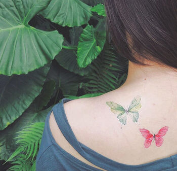 Butterfly W. Temporary Tattoo, 6 of 6